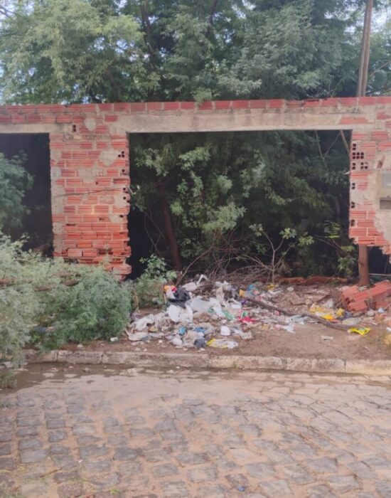Moradores do Piranga I, Juazeiro, denunciam transtornos causados por uma casa abandonada e pedem ação do poder público: “Estamos correndo risco”