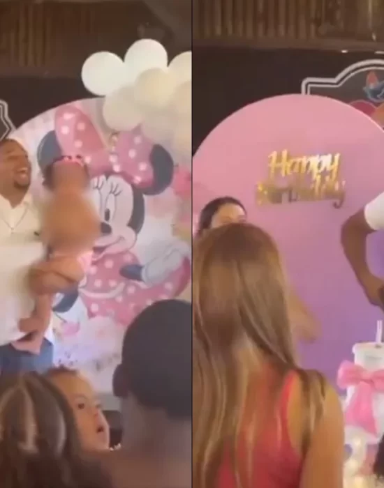 Pai saca arma em aniversário da filha na hora do ‘com quem será’ e vídeo viraliza