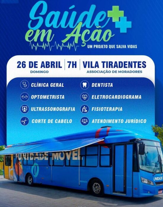 Mutirão de saúde e cidadania leva atendimentos gratuitos à Vila Tiradentes neste domingo (26)