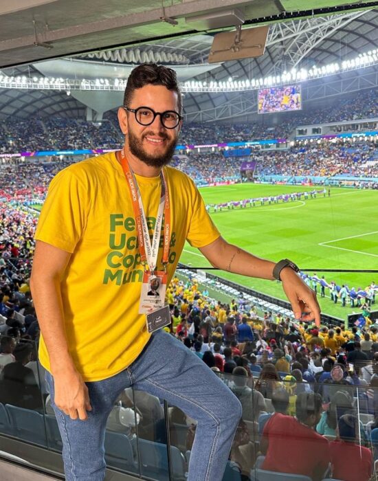 Uchoa confirma presença em mais uma cobertura de Copa do Mundo direto dos Estados Unidos*