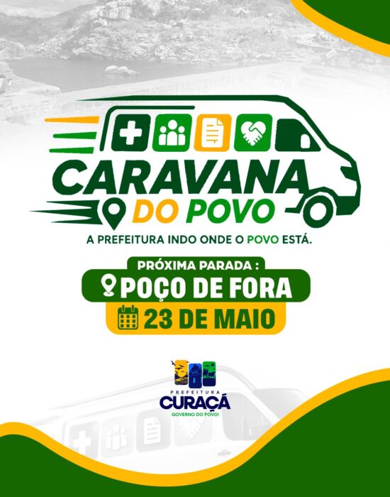 Primeira edição da Caravana do Povo leva serviços públicos a Poço de Fora neste sábado (23)