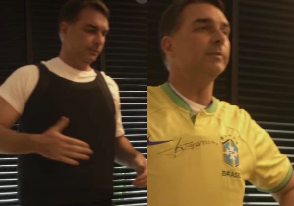 Flávio Bolsonaro usa colete à prova de balas e manda recado: “Estão achando que vão me intimidar?