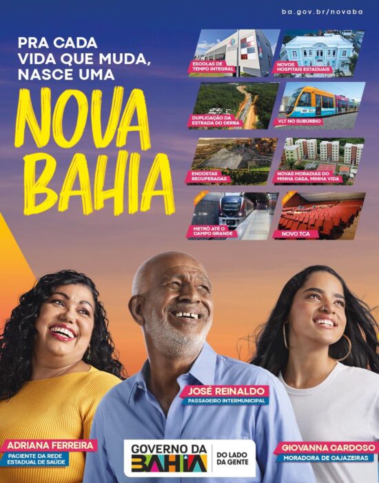 ”Para Cada Vida que Muda, Nasce uma Nova Bahia”: conceito une campanhas e traduz transformação do estado