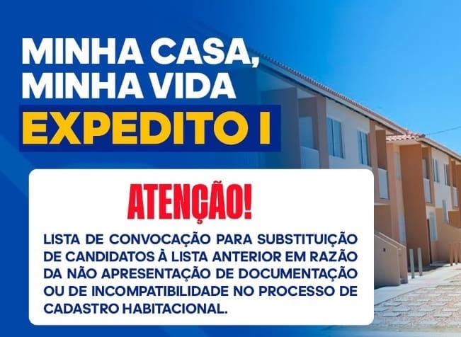 SOHP faz plantão neste final de semana para atender suplentes do Santo Expedito I do MCMV, em Juazeiro; veja horários