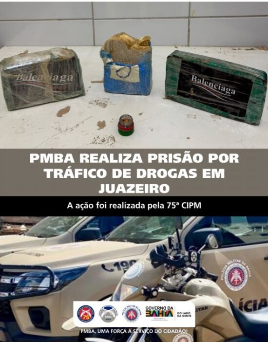Mulher é presa acusada de tráfico de drogas em Juazeiro