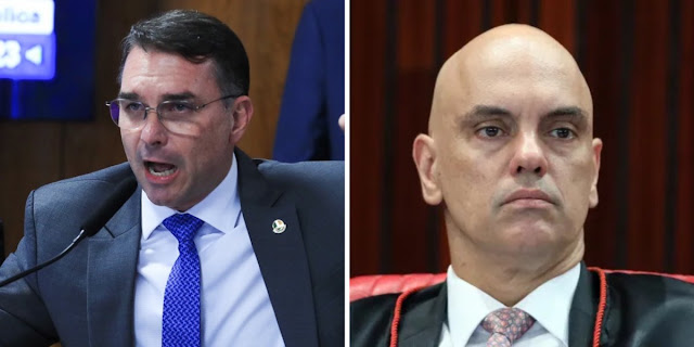 Flávio chama Moraes de “demônio” e diz que não vai se intimidar após novas restrições a Jair Bolsonaro