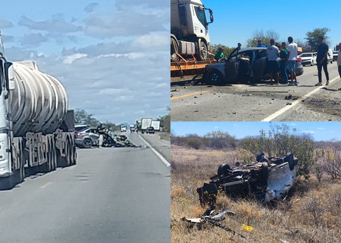 Grave acidente com vítima fatal na BR-407, próximo ao distrito de Massaroca, interior de Juazeiro (BA)