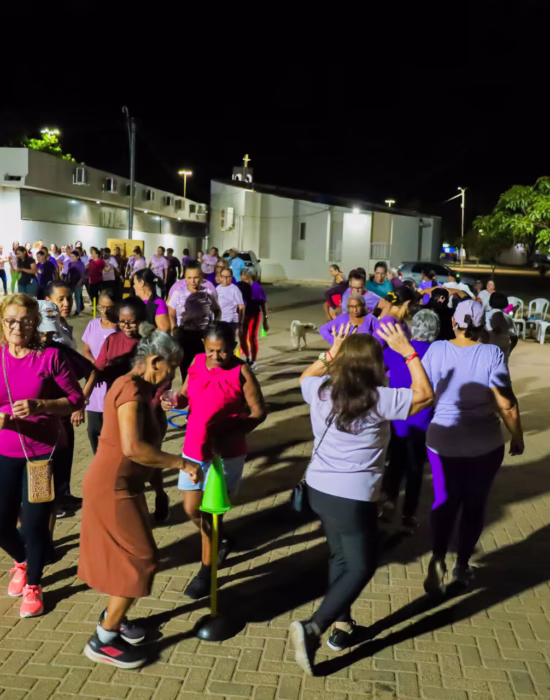 Aulão de treino funcional abre programação do Agosto Lilás em Casa Nova