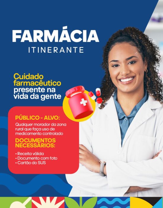 Farmácia Itinerante amplia acesso a medicamentos na zona rural de Juazeiro e divulga cronograma de setembro