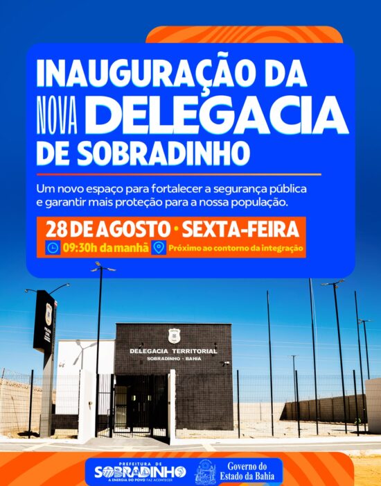 Nesta sexta-feira, temos um compromisso muito importante com a segurança pública de Sobradinho!