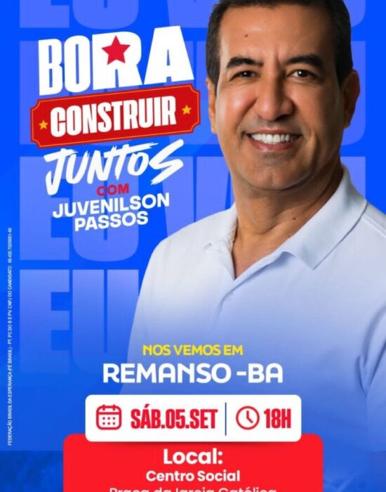 Movimento “Bora Construir” promove encontro comunitário em Remanso neste sábado