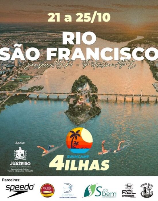 Com apoio da Prefeitura de Juazeiro, expedição Velho Chico reúne natação em àguas abertas durante quatro dias em Juazeiro